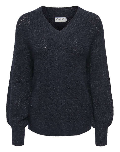 ONLY ONLLUCILLA LS GLITTER V-NECK KNT