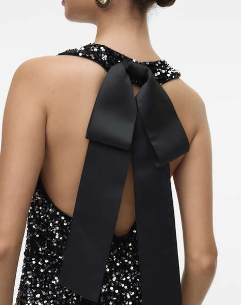 VERO MODA VMBELLA SL O-NECK SHORT SQ DRESS JRS GA