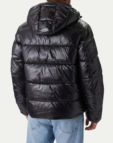 CALVIN KLEIN LS GLOSSY CHANNELED PUFFER JKT