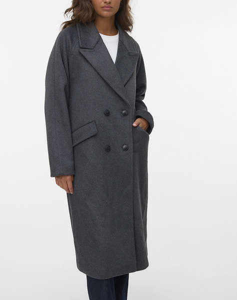 VERO MODA VMHARPER LONG WOOL COAT GA NOOS