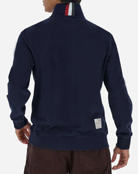 LA MARTINA БЛУЗА SWEATSHIRT MMMAN HALF ZIP SWEATSHIRT HEAVY