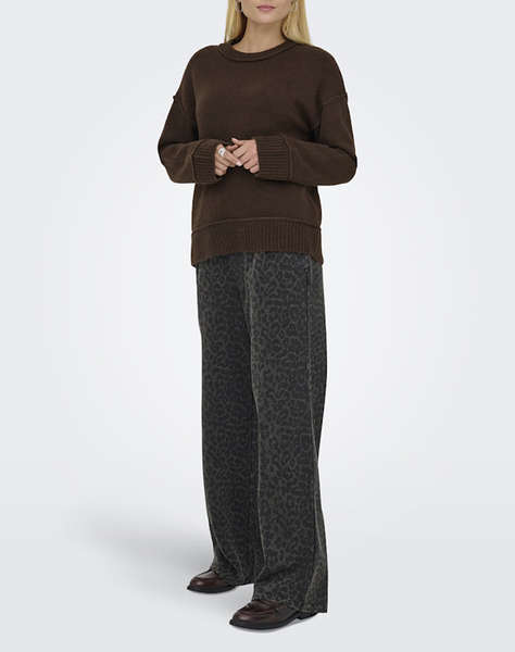 ONLY ONLHAZEL LIFE LS DETAIL O-NECK BF KNT