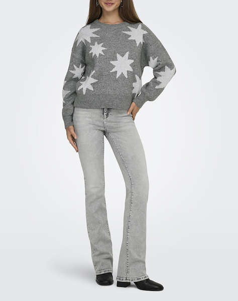 ONLY ONLROSIE LS O-NECK GLITTER KNT