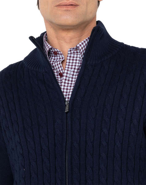 THE BOSTONIANS CARDIGAN CABLE REGULAR FIT