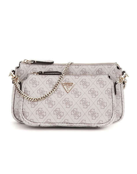 GUESS NOELLE II DBL POUCH CROSSBODY ДАМСКА ЧАНТА (Размери: 24 x 13 x 5см.)