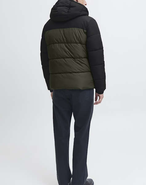 JJ REBEL JREBREBEL LOGO PUFFER HOOD