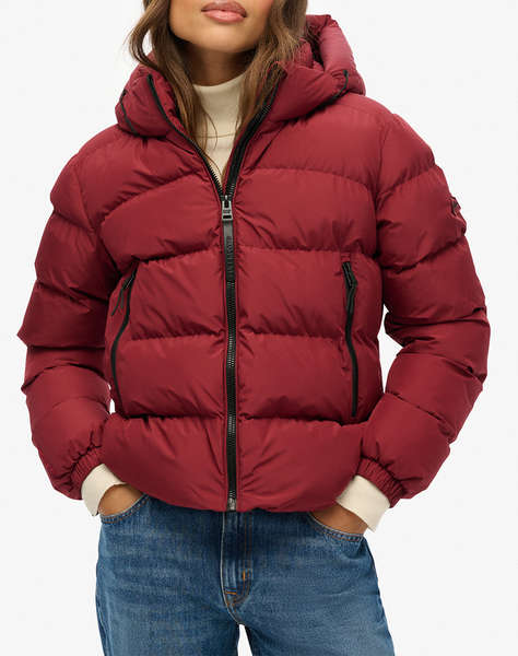 SUPERDRY D1 SDSW HOODED SPORTS PUFFER JACKET ДАМСКО ЯКЕ