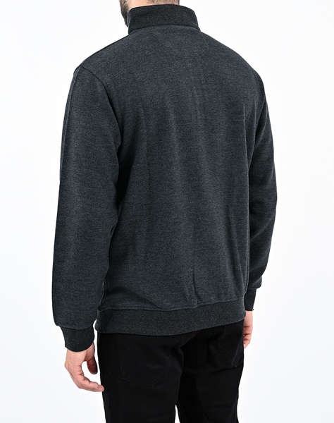 THE BOSTONIANS COTTON SWEATSHIRT HALF ZIP REGULAR FIT