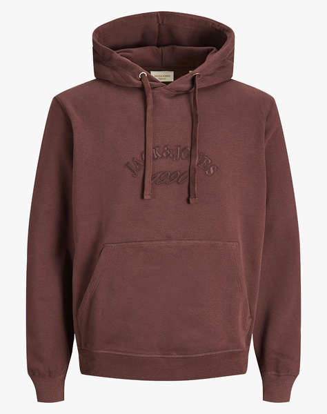 JACK&JONES JORBLEECKER BRANDING SWEAT HOOD BF