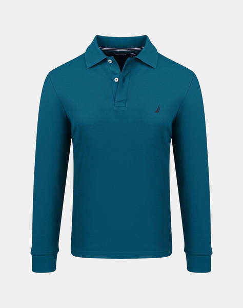 NAUTICA БЛУЗА ПОЛО MM LS DECK POLO_SUSTAINABLE