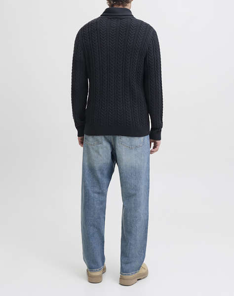 JACK&JONES JPRBLUSEAN KNIT CABLE SHAWL NECK