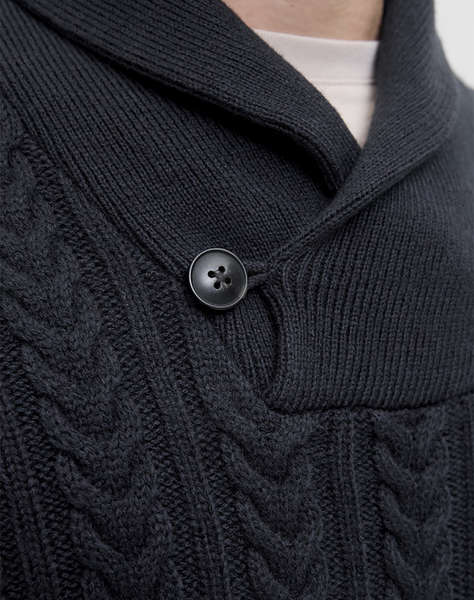 JACK&JONES JPRBLUSEAN KNIT CABLE SHAWL NECK