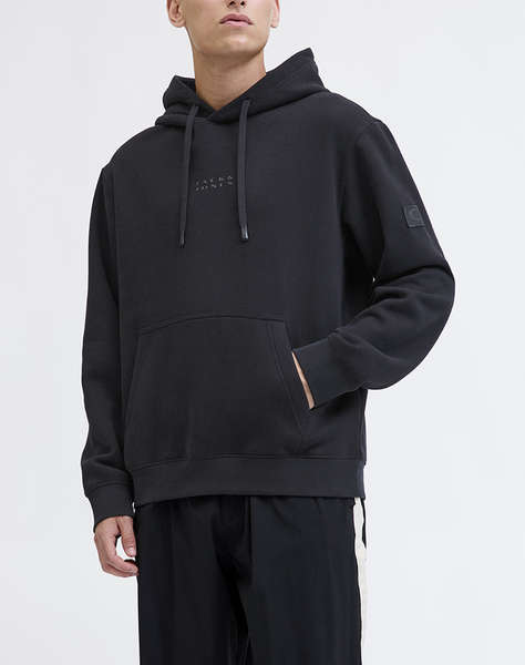 JACK&JONES JCOPOINT SWEAT BADGE HOOD BF