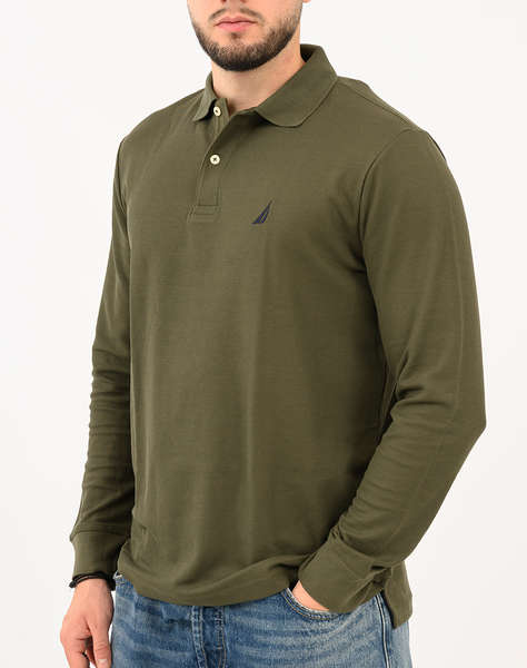 NAUTICA БЛУЗА ПОЛО MM LS DECK POLO_SUSTAINABLE