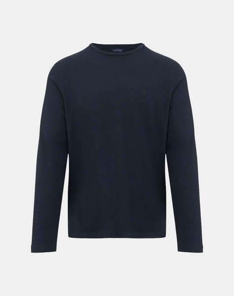 NAUTICA БЛУЗА T-SHIRT MM SOLID LONG SLEEVE CREW TEE