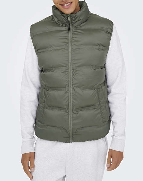 ONLY&SONS ONSUNION SEAMLESS LIFE PUFFER VEST OTW