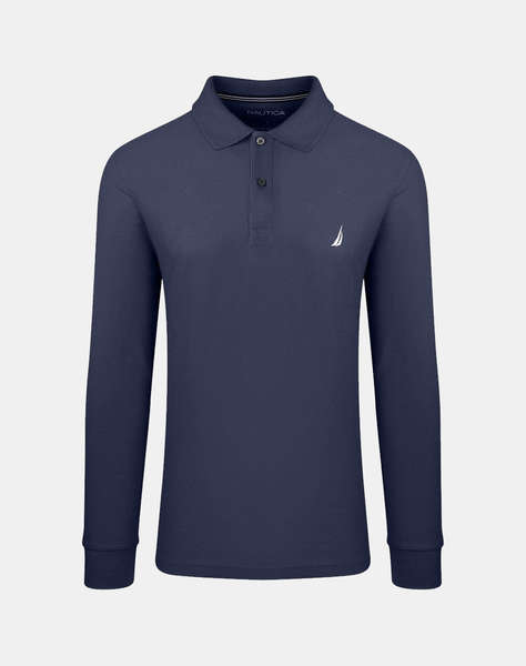 NAUTICA БЛУЗА ПОЛО MM LS DECK POLO_SUSTAINABLE
