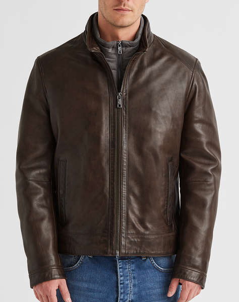 MILESTONE He-Lederjacke Nappa