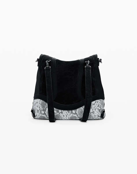 DESIGUAL BACK_SNAKE PATCH JERSEY 2 WOMEN''S BAG