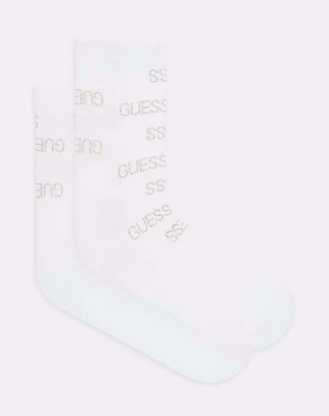 GUESS SINGLE SOCK ALLOVER GUESS RHIN WOMEN''S SOCKS