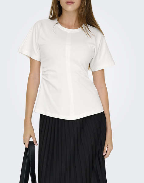 ONLY ONLMARIE S/S RUCHING TOP JRS NOOS