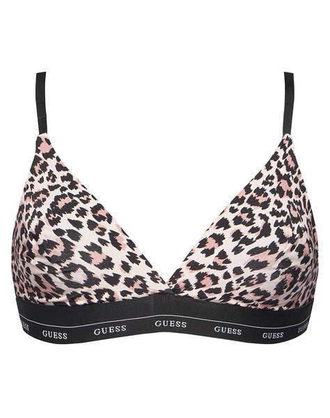 GUESS JANE PRINTED SOFT TRIANGLE WOMEN''S UNDERWEAR