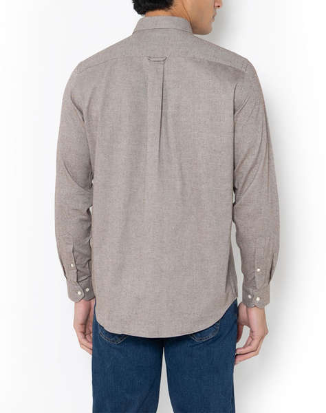 THE BOSTONIANS РИЗА REGULAR FIT Plain FLANNEL Button-down Regular Fit