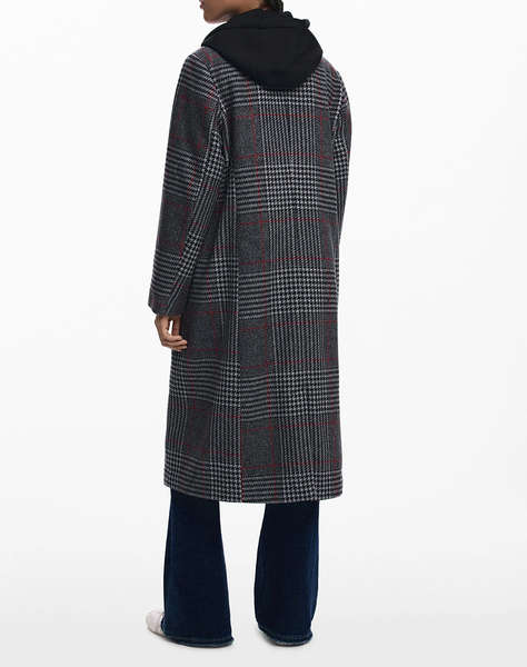 DESIGUAL COAT_CAPUCHA_CHECK ДАМСКО ПАЛТО