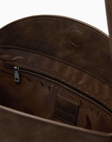 DESIGUAL BAG_NEW PATCH 2 CHOCO WOMEN''S BAG