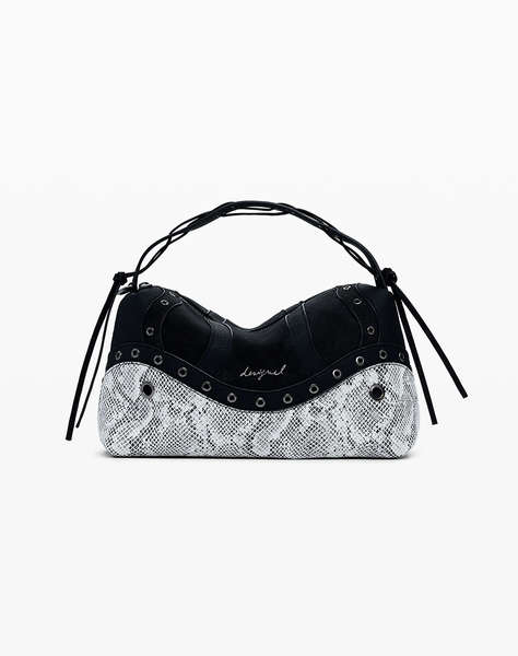 DESIGUAL BAG_SNAKE PATCH BERGAMO WOMEN''S BAG