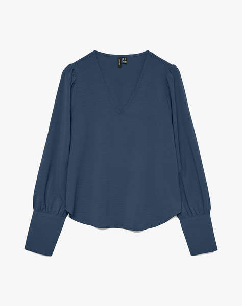 VERO MODA VMESME LS V-NECK TOP WVN GA
