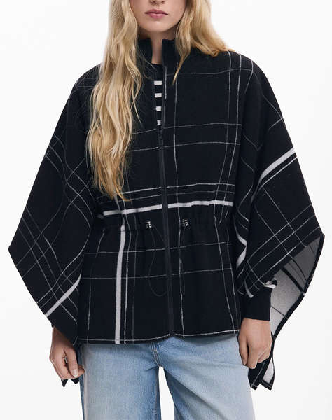DESIGUAL PONCHO_CUADROS ALDAMA ДАМСКО ПОНЧО