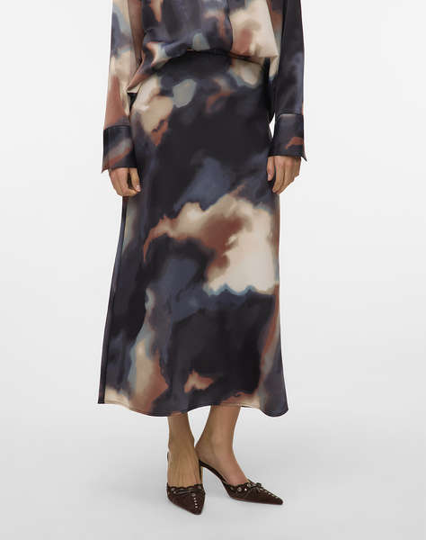 VERO MODA VMJOA HW ANKLE SKIRT PR WVN GA