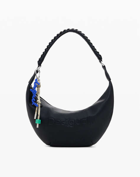 DESIGUAL BAG_HALF LOGO ZANTE BLACK WOMEN''S BAG