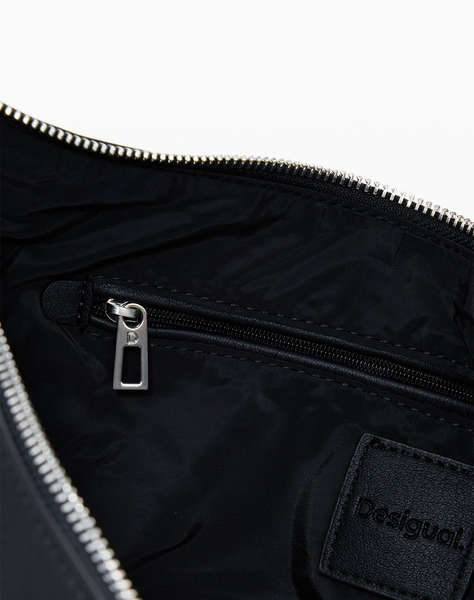 DESIGUAL BAG_HALF LOGO ZANTE BLACK WOMEN''S BAG