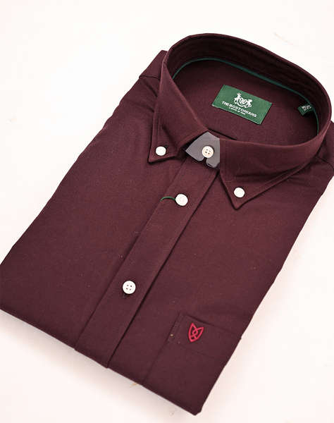 THE BOSTONIANS РИЗА TWILL REGULAR FIT Plain TWILL Button-down Regular FIT