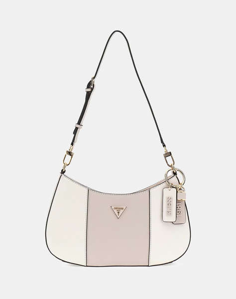 GUESS NOELLE II TOP ZIP SHOULDER BAG ДАМСКА ЧАНТА (Размери: 29 x 18 x 6см.)