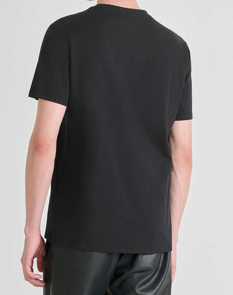 ANTONY MORATO MMKS02554FA100240 MIN OF 6 T-SHIRT REGULAR FIT IN JERSEY COTTON FABRIC WITH RUBBER AND FLOCK PRINT МЪЖКА ТЕНИСКА