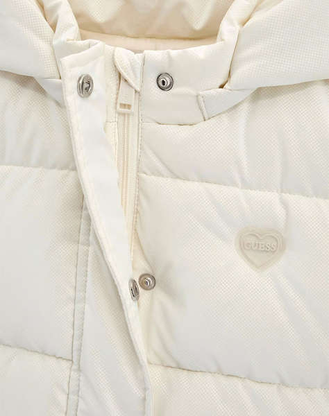 GUESS HOODED LS PADDED PUFFER W/ZIP ЯКЕ CHILD GIRL