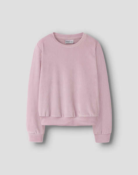 NAME IT NKFVELOA LS VELVET SHORT TOP