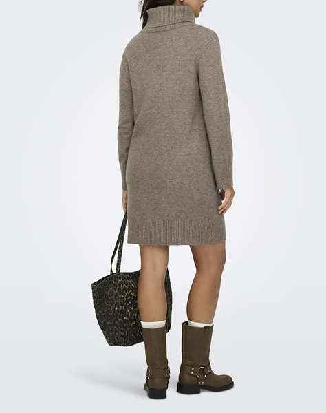 ONLY ONLHOUSTON LS DRESS ROLLNECK KNT
