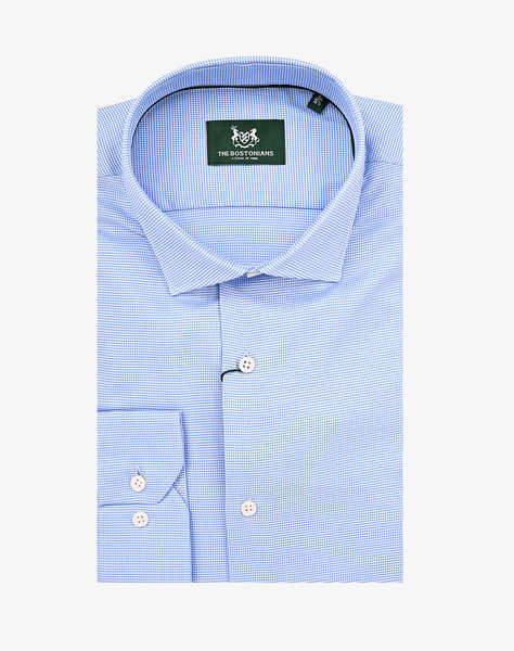 THE BOSTONIANS РИЗА DOBBY CUSTOM FIT Plain Dobby Semi-rex Custom FIT