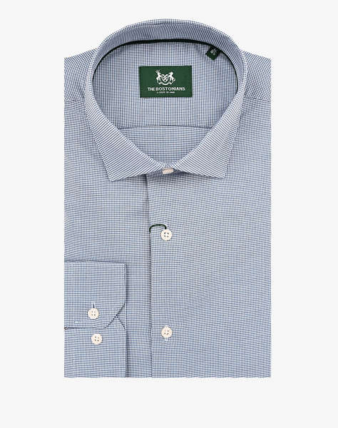 THE BOSTONIANS РИЗА DOBBY CUSTOM FIT Patterned DOBBY Semi-rex Custom FIT