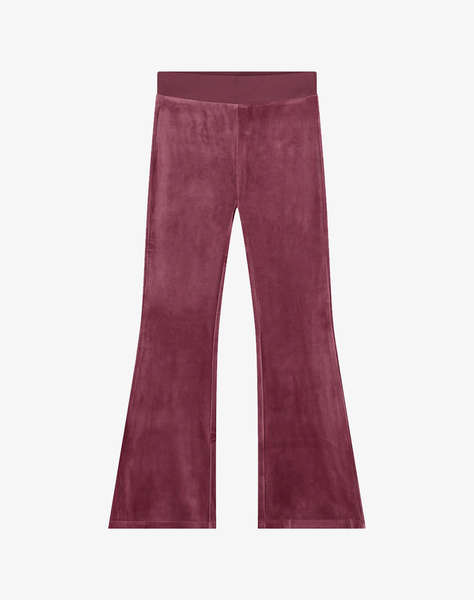 GUESS VELVET FLARE ACTIVE PANTS TROUSERS CHILD GIRL