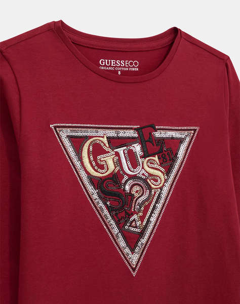 GUESS LS T-SHIRT W/SEQUINS БЛУЗА CHILD GIRL
