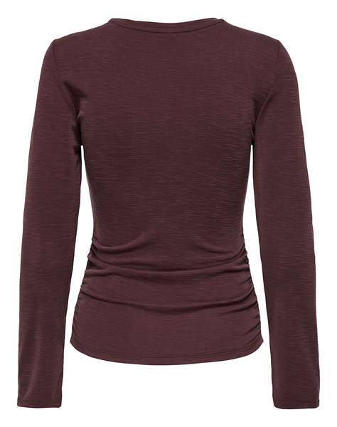 ONLY ONLFREE LIFE L/S SLUB RIB TOP JRS