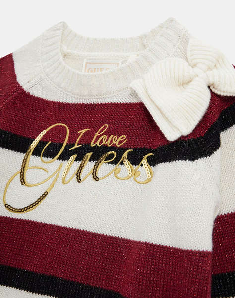 GUESS LS SWEATER DRESS DRESS CHILD GIRL