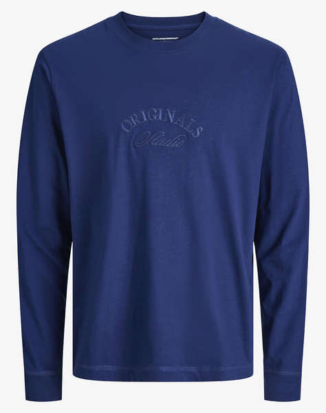 JACK&JONES JORBLEECKER BRANDING TEE LS CN