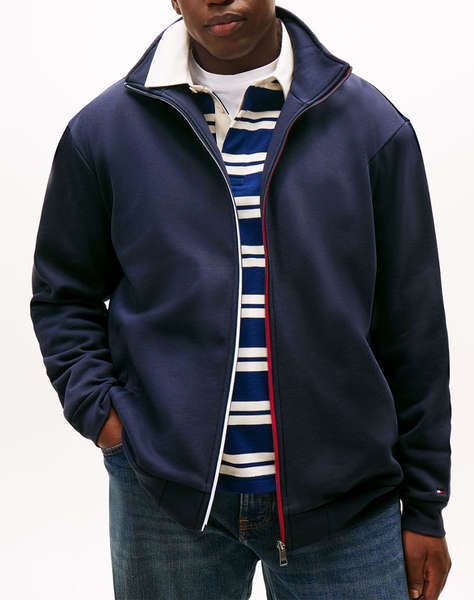 TOMMY HILFIGER BT-GLOBAL STRIPE ZIP THROUGH-B