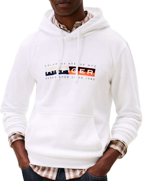 TOMMY HILFIGER TH COLOUR BLOCK GRAPHIC HOODIE